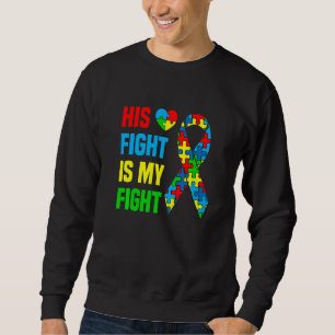 Sudadera Conciencia sobre el autismo Su lucha es mi lucha, 
