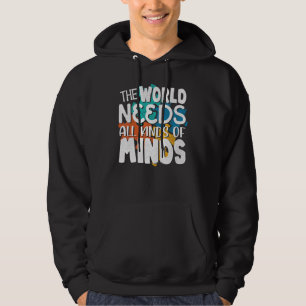 Sudadera Conciencia sobre el Autismo Todo Tipo de Mentes Ap