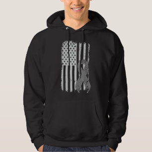 Sudadera Conciencia sobre el cáncer cerebral - Bandera esta