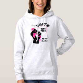 Sudadera CONCIENCIA SOBRE EL Cáncer de Mama POR MIEDO