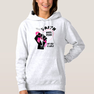 Sudadera CONCIENCIA SOBRE EL Cáncer de Mama POR MIEDO