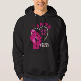 Sudadera CONCIENCIA SOBRE EL Cáncer de Mama POR MIEDO