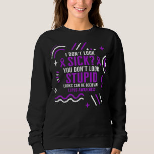Sudadera Conciencia sobre el lupus no parece el Warri de la