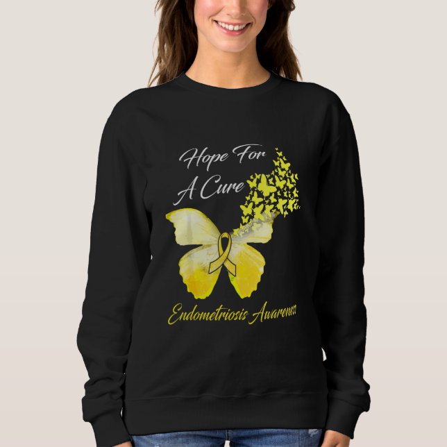 Sudadera Conciencia Sobre La Endometriosis Esperanza De Una (Anverso)