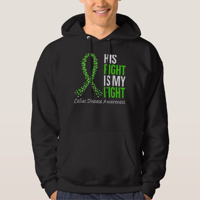 Sudadera Conciencia sobre la enfermedad celíaca Su lucha es (Anverso)