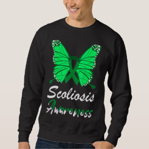 Sudadera Conciencia sobre la escoliosis Butterflies Cinta v