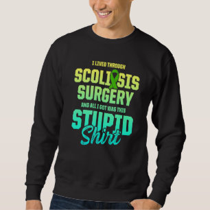 Sudadera Conciencia sobre la escoliosis Sobreviviente de Gu