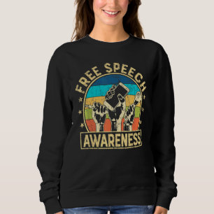 Sudadera Conciencia Sobre La Libertad De Expresión En Octub