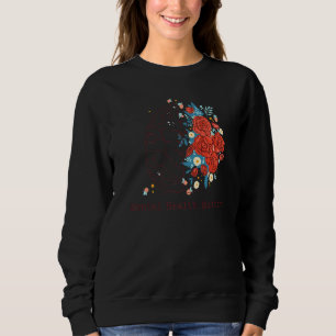 Sudadera Conciencia sobre la salud mental Boho Flores Terap