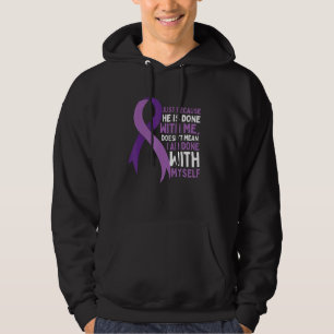 Sudadera Conciencia sobre la violencia doméstica Cinta mora