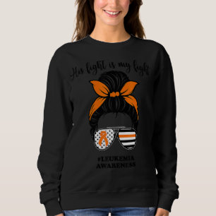 Sudadera Conciencia sobre leucemia Su Lucha Es Mi Apoyo De