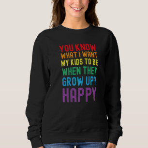 Sudadera Concienciación LGBT Padres Orgullosos Mamá Papá Or
