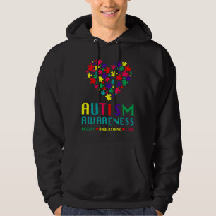 Sudadera Concienciación sobre autismo aceptar entender amor