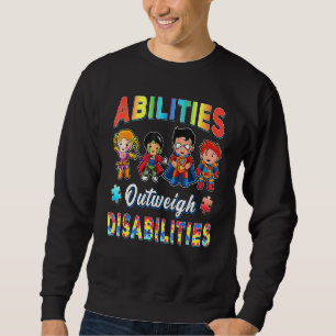 Sudadera Concienciación sobre autismo Las habilidades de lo