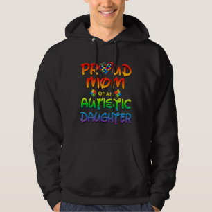 Sudadera Concienciación sobre autismo orgullosa madre hija