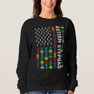 Sudadera Concienciación sobre autismo retro Apoyo de Stepda