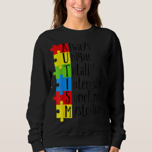 Sudadera Concienciación sobre el autismo femenino apoya el