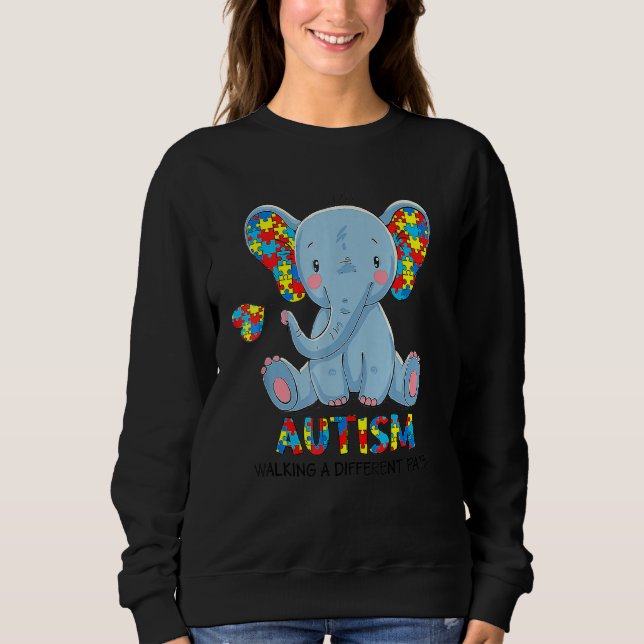 Sudadera Concienciación sobre el Autismo Hombres Mujeres Ni (Anverso)