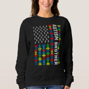 Sudadera Concienciación Sobre El Autismo Retro Ayuda Al Her