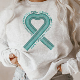 Sudadera Concienciación sobre el cáncer de ovario Apoyo a l