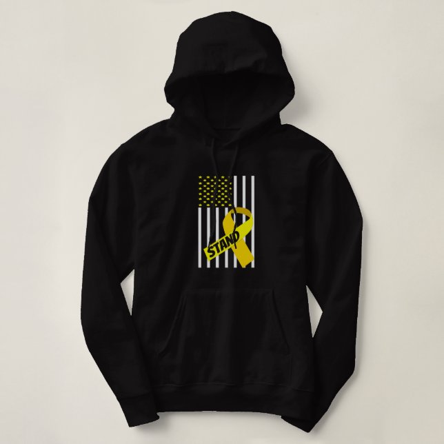 Sudadera Concienciación sobre el cáncer infantil (Diseño del anverso)