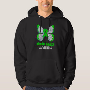 Sudadera Concienciación sobre la salud mental Cinta verde M