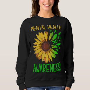 Sudadera Concienciación sobre la salud mental de la cinta v