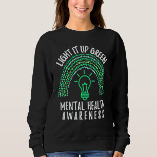 Sudadera Concienciación sobre la salud mental iluminó el Gr