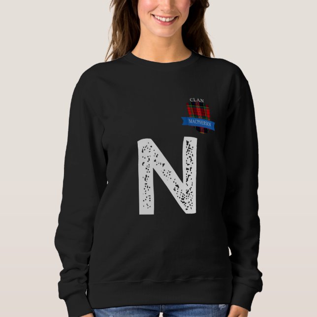 Sudadera Concordancia de familia Clan MacPherson N (Anverso)
