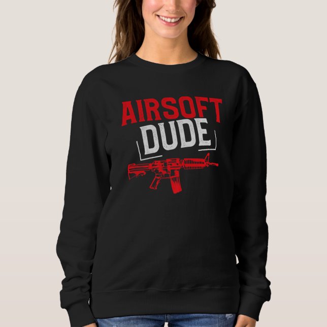 Sudadera Concurso deportivo Airsoft Player Awesome Team (Anverso)