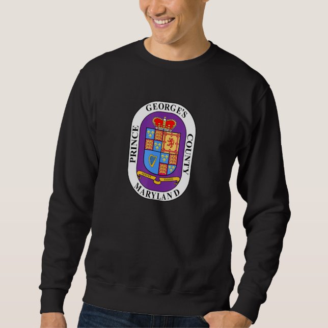 Sudadera Condado de Pg Maryland Md Prince Condado de George (Anverso)