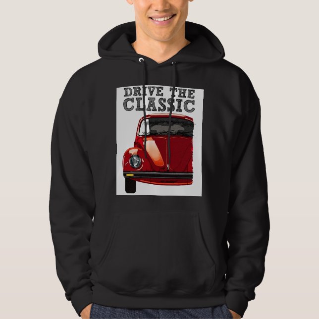 Sudadera conducir el clásico escarabajo vw (Anverso)