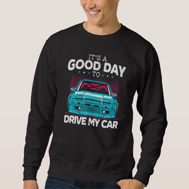 Sudadera Conducir mi coche Carguy Car Drill Automobile Driv (Anverso)