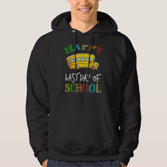 Sudadera Conductor De Autobús El Último Día De La Escuela D (Anverso)