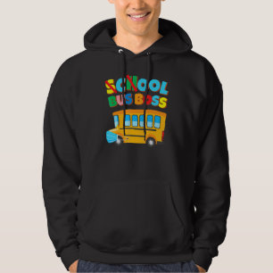 Sudadera Conductor De Autobús Escolar 100 Días De Máscara E