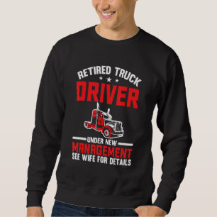 Sudadera Conductor de camión transportista transportador de
