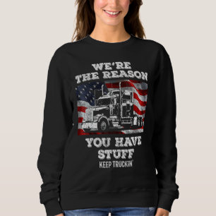 Sudadera Conductor de camiones de camioneros Somos la razón