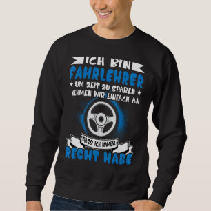 Sudadera Conductor de choferes de escuela de manejo