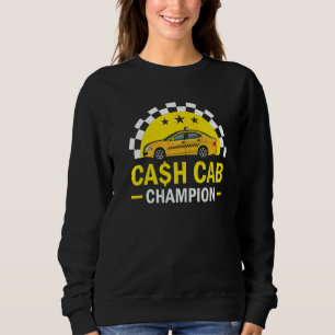 Sudadera Conductor de taxi Cash Cab el mejor trabajo del mu