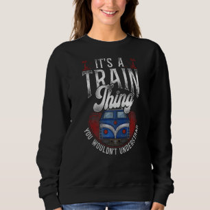 Sudadera Conductor de trenes diésel de carga Trainspotting