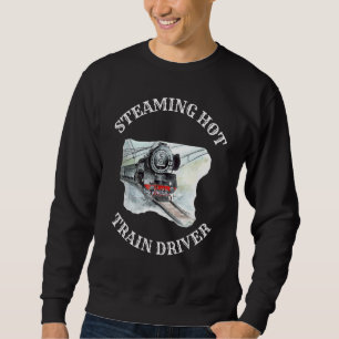 Sudadera Conductor del tren de conducción en caliente al va