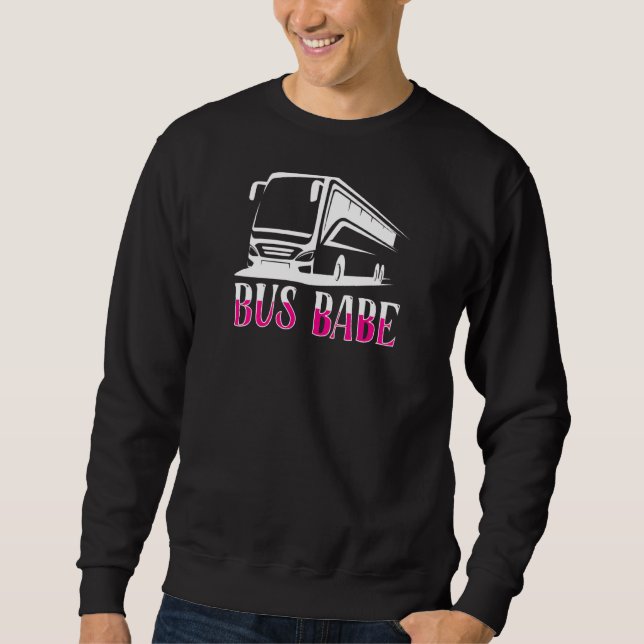 Sudadera Conductora femenina de bus Babe (Anverso)