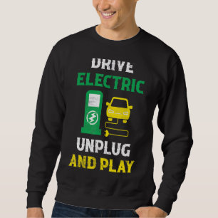 Sudadera Conduzca Electricidad Desenchufe Y Juegue Movilida