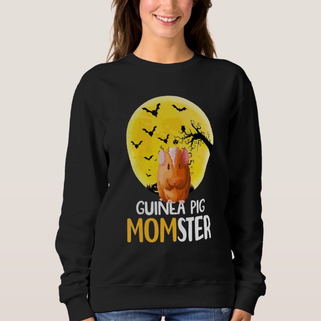 Sudadera Conejillo de Indias Momster para Halloween y Conej (Anverso)