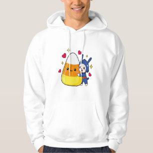 Sudadera Conejito Lindo Abrazando Caramelo de Maíz