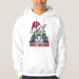 Sudadera Conejito Lindo Feliz Navidad – Conejo Festivo