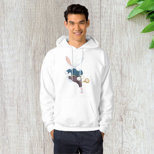 Sudadera Conejo blanco huyendo