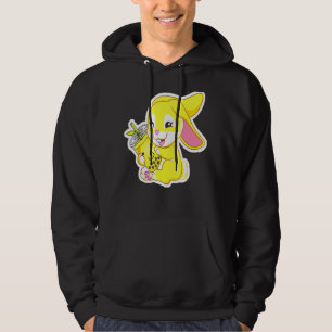 Sudadera Conejo Bunny Bae Bubble Boba Tea Pascua China De