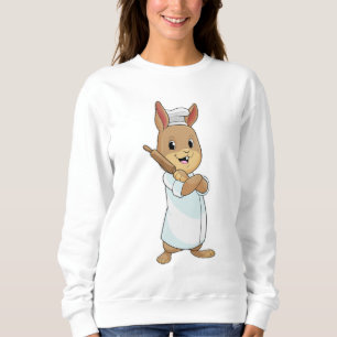 Sudadera Conejo como Baker con rodillo