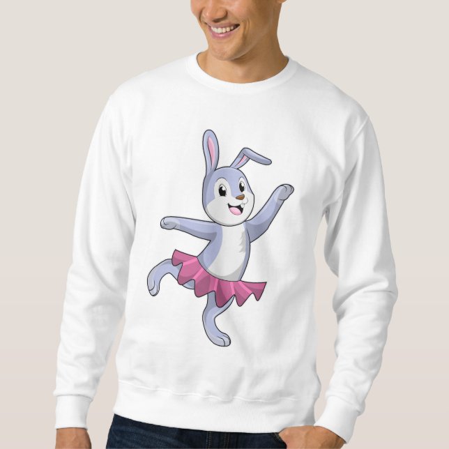 Sudadera Conejo como Ballerina en Ballet (Anverso)